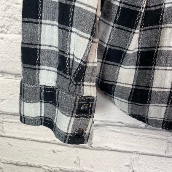 Lucky Brand Buffalo Check Taylor Swift Snake Embroidery Western Button Down XL - Picture 4 of 8